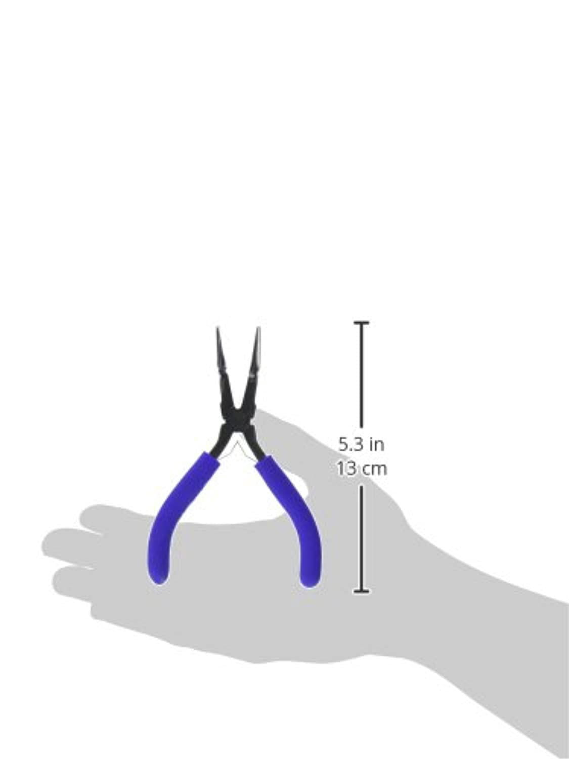 Pliers Bent Needle,Nose,6",Serrated 10953