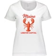 thumbnail image 3 of Inktastic Maine Lobster Women's Plus Size T-Shirt, 3 of 5