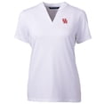 thumbnail image 2 of Women's Cutter & Buck White Houston Cougars Forge Blade V-Neck Top, 2 of 3