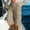 Khaki, variant on OGLCCG Cotton Linen Capris for Men Summer Elastic Waist Lightweight Cropped Pants Loose Fit Drawstring Beach Cargo Pants with Pockets,XL,White