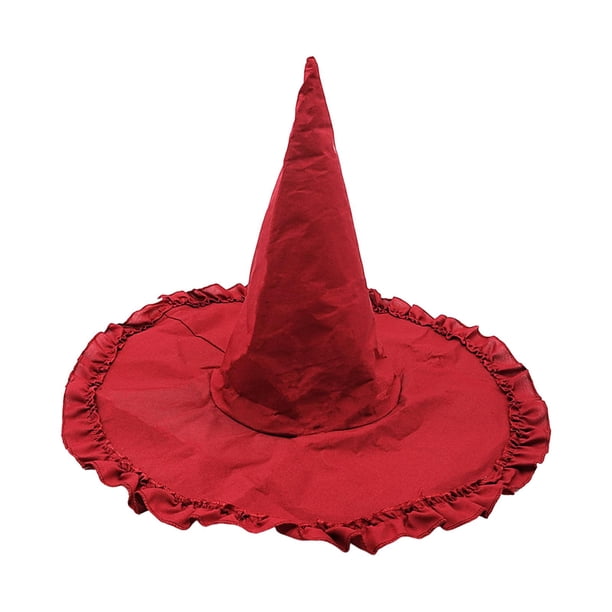 Sombrero de Disfraz Zulema para Cosplay de Halloween rojo