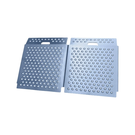 MotoProducts Dual Portable Shed Ramps with Punch Plate Surface & 1,500 lbs. Weight Capacity 2 Pack Sold In Pairs