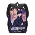thumbnail image 1 of Mochila Wednesday Addams para niños, Nevermore Academy, bolsa de jardín de infantes para niñas, bolsas de pañales para niños pequeños, bolsas de regalo para jardín de infantes hola suerte  unisex, 1 of 1