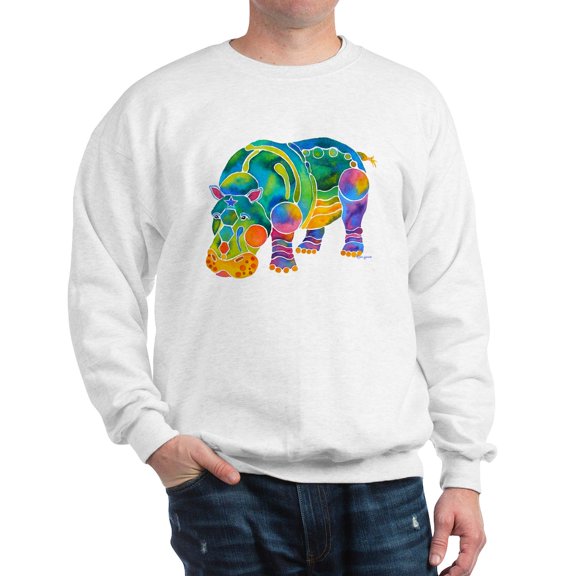 CafePress - Most Popular HIPPO Sweatshirt - Crew Neck Sweatshirt