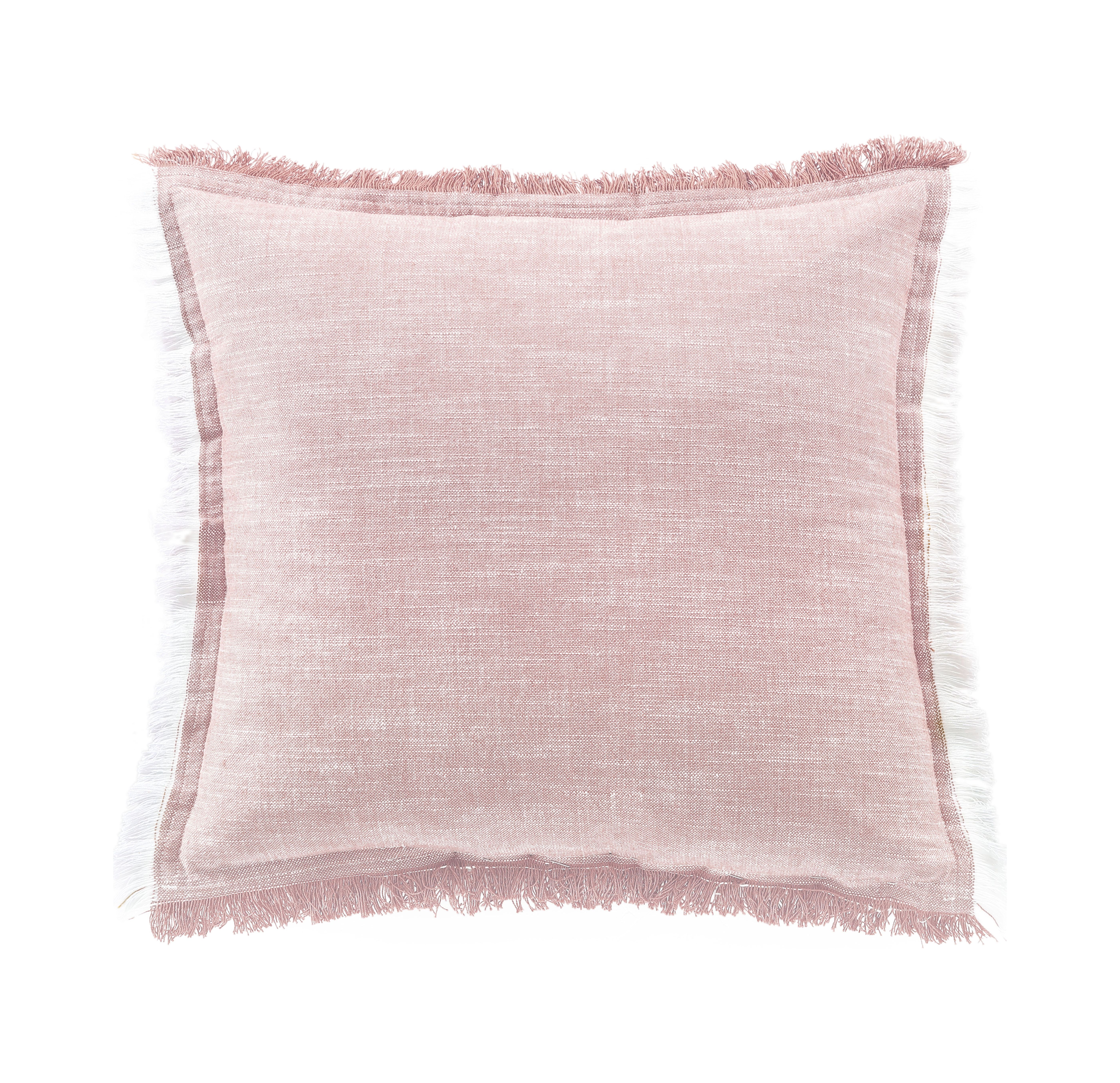 Better Homes & Gardens, Blush Throw Pillows, Square, 20" x 20", Rose Blush, 2 Pack - image 2 of 5