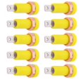 thumbnail image 3 of HUGFEGWE 10PCS 4mm Banana Jack Socket Female, Connector Panel for Electronic Instrument (Yellow) U2536-25701, 3 of 9