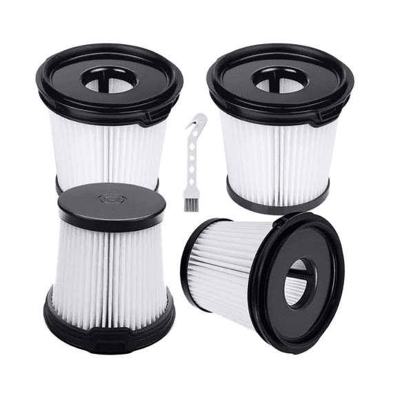 HEPA Filters Replacement for Shark Detect Pro IW3511 IW1111 IW1120 IW3120 BU3521, 4 Pack Vacuum Filter Kits for Shark Clean Empty System & Lightweight Cordless Stick Vac, Part XPRFIW1000