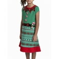 thumbnail image 5 of Jolly Sweaters Girls Christmas Novelty Sweater Dress, Sizes 4-16, 5 of 5