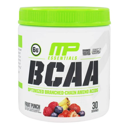 MusclePharm BCAA Essentials Powder, Post Workout Recovery, 30 Servings, Fruit (Best Post Workout Drink)