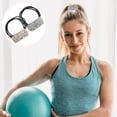 thumbnail image 2 of Miangastore Sparkly Hair Ties Silver Elastic Rope 2Set, 2 of 8