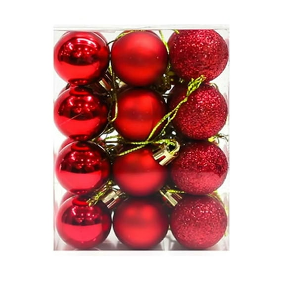 24Pcs Christmas Ornaments Set Shatterproof Christmas Tree Ball Ornaments, Christmas Ball Hanging Ornaments for Xmas Tree, Home, Party, Holiday Christmas Decorations