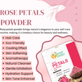 thumbnail image 4 of Herbs Botanica Rose Petal Powder Organic 100g / 3.52 oz For Face Mask | Skin Care | Natural and Chemical Free | No Added Preservatives or Colors, 4 of 5