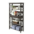 thumbnail image 2 of Oxford 4 Tier Bookcase with Drawer, Espresso, 2 of 3