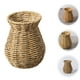 thumbnail image 5 of Jarrón decorativo de flores tejidas, estilo rústico, imitación ratán, para el hogar, 5 of 7