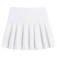 thumbnail image 6 of Ruyang Girls Sport Short Skirts Solid High Waist Pleated Half Skirts Outdoor Athletic Running Dress Teen Kids Elastic Cute, 6 of 6