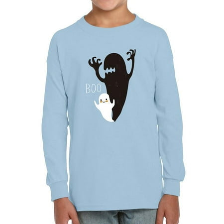 

Boo. Little Ghost Big Shadow Long Sleeve Toddler -Image by Shutterstock 2 Toddler