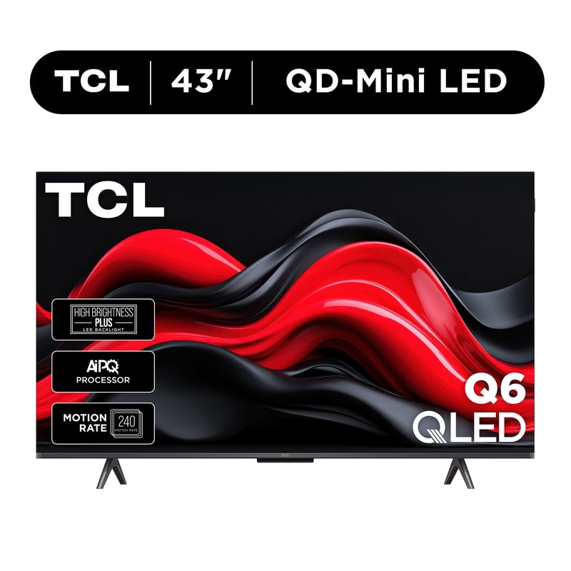 TCL 43” Class S Class 1080p FHD HDR LED Smart TV with Google TV, 43S350G color options