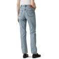 thumbnail image 3 of Levi's Women's 501 Plan To Stay High Rise Medium Wash Straight Denim Jeans Medium Wash 24W x 30L, 3 of 3