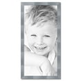 thumbnail image 2 of ArtToFrames 22" x 46" Light Silver Picture Frame, 22x46 inch Silver Wood Poster Frame (WOM-4827), 2 of 7