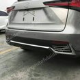 thumbnail image 3 of for Lexus NX200t NX300h 2017-2021 Car Stainless Rear Bumper Protector Cover Trim, 3 of 4