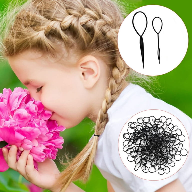 1000pcs Mini Rubber Bands Soft Elastic Bands Ties For Kid Hair
