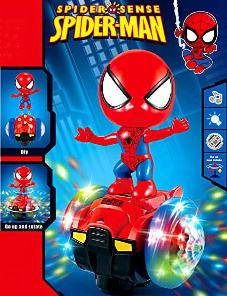 Spiderman Figures Danse Robot Jouet Voiture Électrique Poupée avec Lumière  et Son Jouets Interactifs Enfants Garçons Filles Cadeau