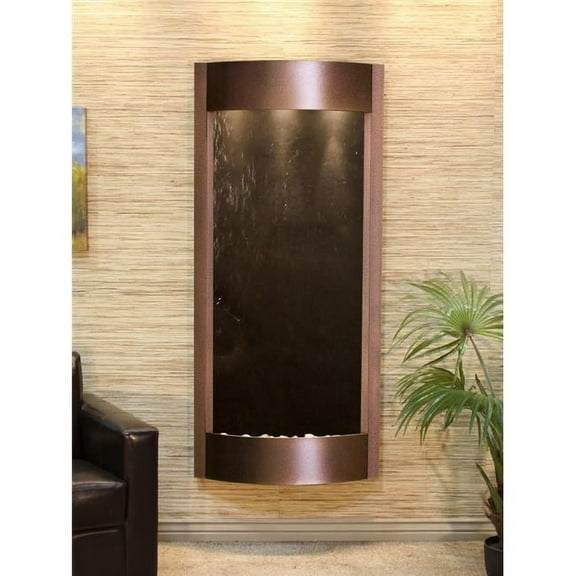 Adagio PWA5011 Pacifica Waters Copper Vein Black Featherstone Wall Fountain
