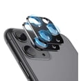 thumbnail image 1 of DAMAIE Camera Lens Protector for iPhone 11 Pro/iPhone 11 Pro Max, Aluminum Alloy Lens Protective Ring - Black, 2 Pcs, 1 of 7