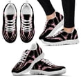 thumbnail image 1 of Chaussures de Sport d'Été à Lacets avec Imprimé Élan/boison Noir pour Femmes, 1 of 5
