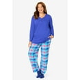 thumbnail image 4 of Dreams & Co. Plus Size  4-Piece Pajama Set, 4 of 4