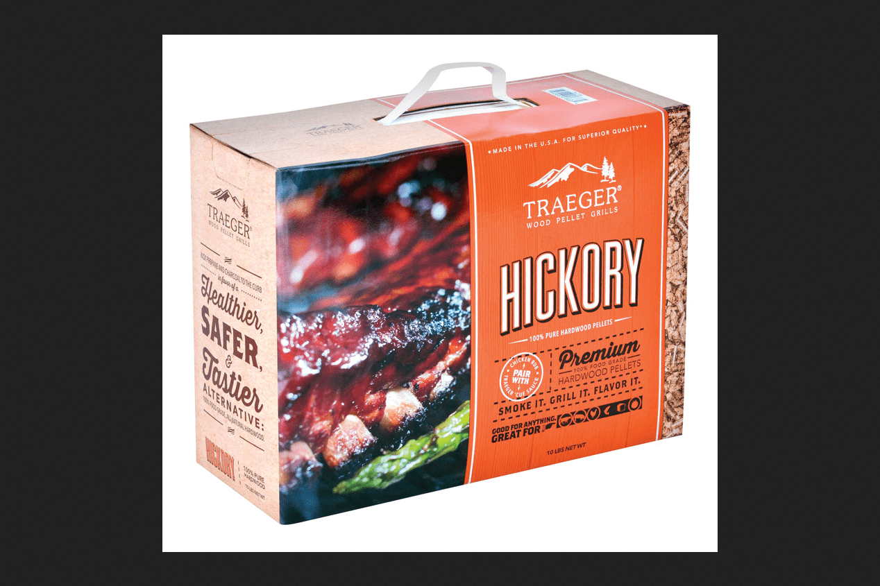 Traeger Premium Hickory Hardwood Pellets 10 lb.