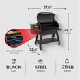 thumbnail image 3 of Louisiana Grills 1200 Black Label Series Pellet Grill with Smart Control, 3 of 10