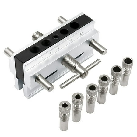 

wendunide Positioner Self Centering Doweling Step Drill Guide Bushings Set Wood Dowel Woodworking Joints Tools Locator