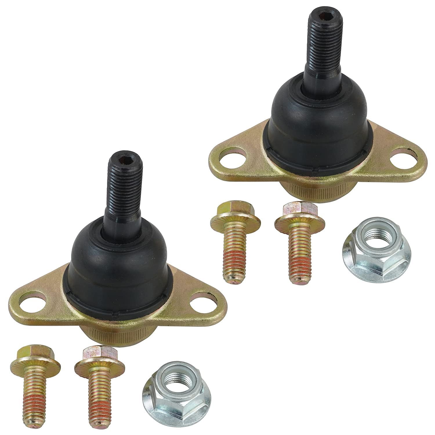 Detroit Axle - 14pc Suspension Kit for 2003-2014 Volvo XC90, 2 Lower Control Arms, 2 Lower Ball Joints, 4 Inner and Outer Tie Rods, 4 Sway Bar Links, 2 Boots, Replacement