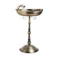 thumbnail image 1 of Bebedero para Pájaros de Metal, Comedero para Pájaros de Hierro Fundido Decorativo con Pedestal de 26 Pulgadas, 1 of 9