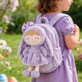 thumbnail image 6 of Gloveleya Preschool Doll for Girls 2-8 Year Old Girls Doll Lavender Purple Bunny Doll Pocket 11inches, 6 of 23