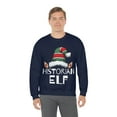 thumbnail image 5 of Historian Elf Christmas Unisex Sweatshirt, S-2XL Holidays Xmas Elves, 5 of 9