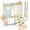 Blue, variant on Buballino Climb and Slide Set, Toddler Wooden Jungle Gym, Playground Climber