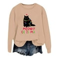 thumbnail image 1 of WEAIXIMIUNG Robe Chandail en Molleton Surdimensionnée Grande Taille Mode Hiver pour Femmes Imprimé Festif de Noël Col Rond, 1 of 3
