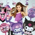 thumbnail image 5 of Forfamy  55Pack Kuromi Birthday Party Supplies Set Anime Cute Cartoon Party Decorations, Including Happy Birthday Banner Themed  Decorations, 5 of 9