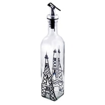 Grant Howard Grapes Hand Painted 16 oz Glass Oil & Vinegar Cruet with Pour Spout