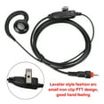thumbnail image 3 of Casque Oreillette en Forme de G Ovale PTT Micro pour CLP108 CLP1010 CLP1040 CLP1060, 3 of 5