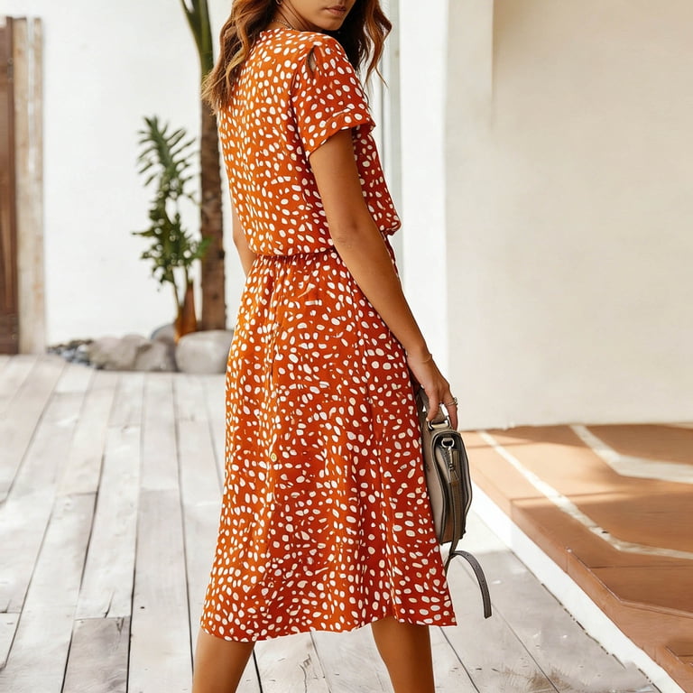 classic sun dresses Aoochasliy Sun Dresses for Women Clothess Beach Bohemian Spaghetti Strap Smocked Tiered Long Beach Sun Dresses Sleeveless Solid Maxi Dress, Women's,