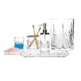 thumbnail image 2 of Crystal Wastebasket - Dublin Bath Bucket Garbage Can, 8" Decorative Trash Can for Bathroom, Bedroom, Office - Clear Acrylic Waste Bin, 2 of 2