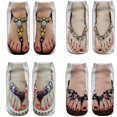 thumbnail image 3 of Calcetines impresos en 3D, chanclas, sandalias tridimensionales, calcetines impresos, chanclas, calcetines, uñas, 3 of 5