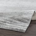 thumbnail image 4 of Pasargad Home Paris Shag Collection Power-Loomed Ivory/Grey Area Rug- 10' x 13', For Indoor Space and all Age of Group, 4 of 6