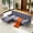 Dark Grey, variant on Gewnee 78.35”L-Shaped Velvet Reversible Sectional Sleeper Sofa,Futon Sofa with Adjustable Split Back & Chaise,Couch for Home,Office and Guest Room.Black