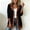 Black, variant on SEMPAI Women Soft Jacket Winter Warm Lapel Button down Coat Open Front Casual Long Sleeve Outerwear with Pockets Loose Outdoor Travel Wear Black L