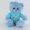 sky blue, variant on Made by Aliens Adorable Easter Bear plush Stuffed Animal Toys for Babies 6 Inches