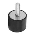 thumbnail image 4 of Soporte de goma, 4 Uds., aislador de montaje de bobina de goma antivibración, amortiguador de vibraciones antichoque para maquinaria de potencia de equipos electrónicos(VE25*20 M6*18), 4 of 8